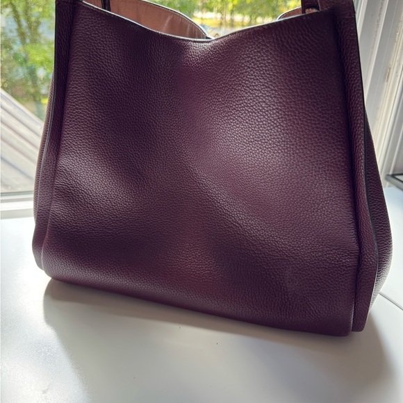 Kate Spade Dark Purple Leather Shoulder Bag - Picture 5 of 6